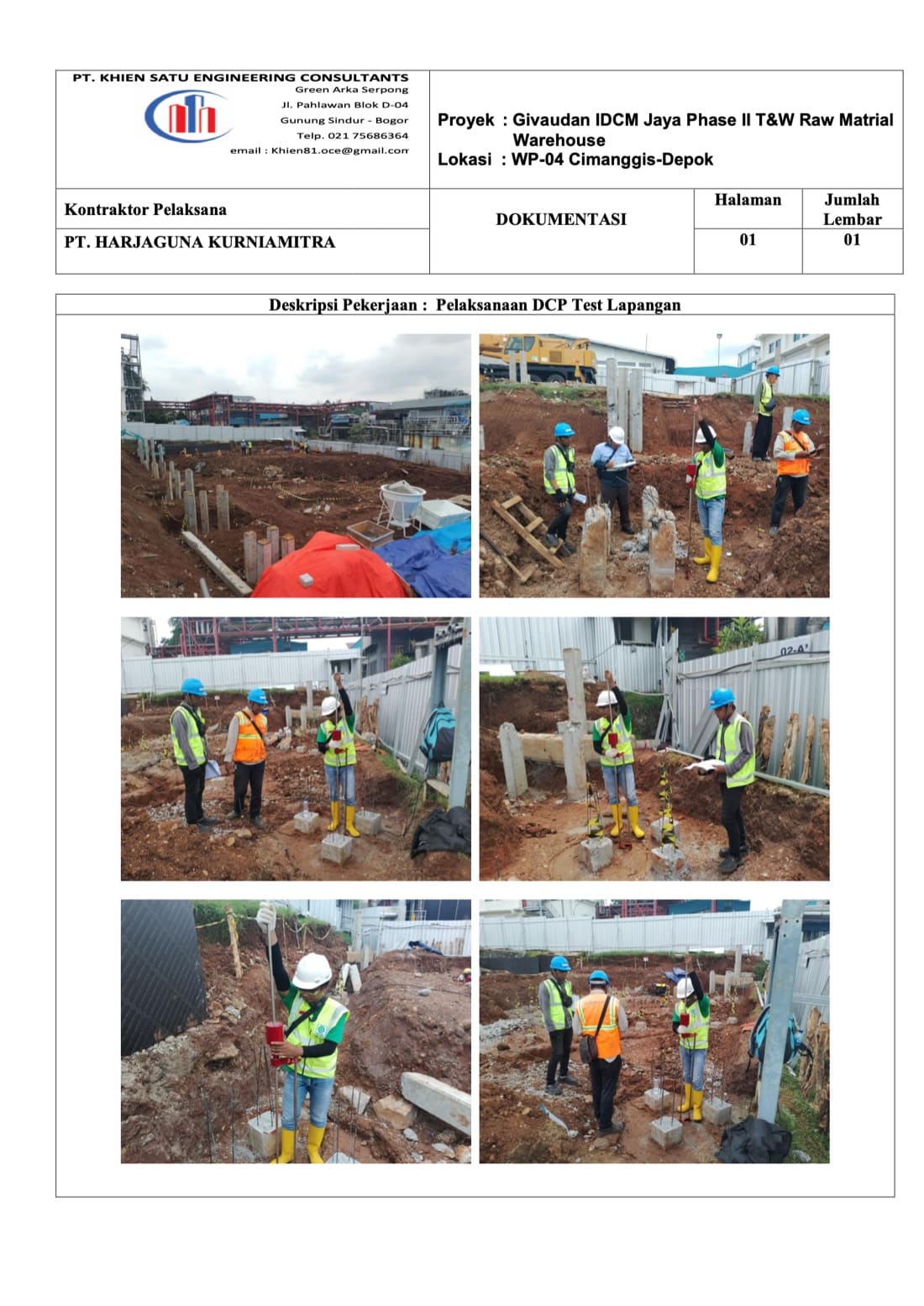 Givaudan IDCM Jaya Phase II - Tes DCP